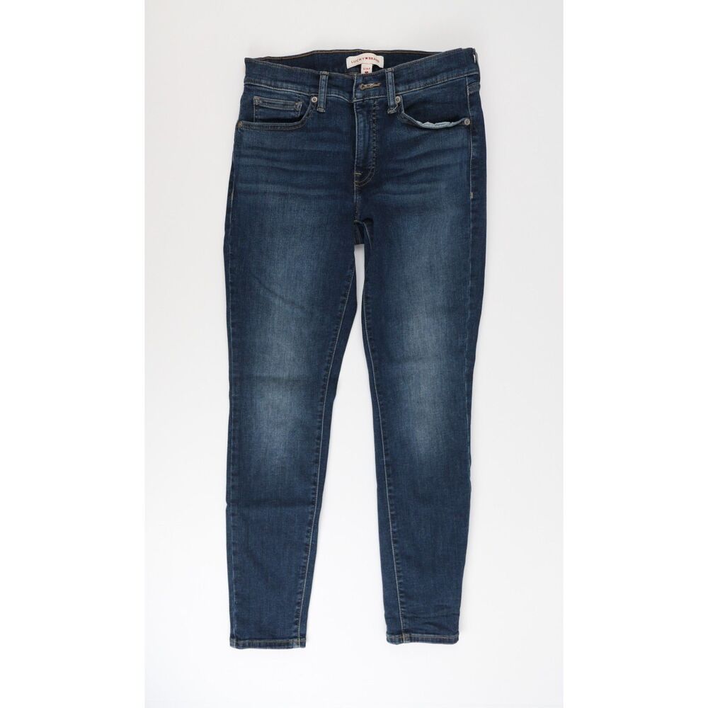 Lucky Brand Ava Mid Rise Skinny Jeans Women’s Size 6/28 Dark Wash